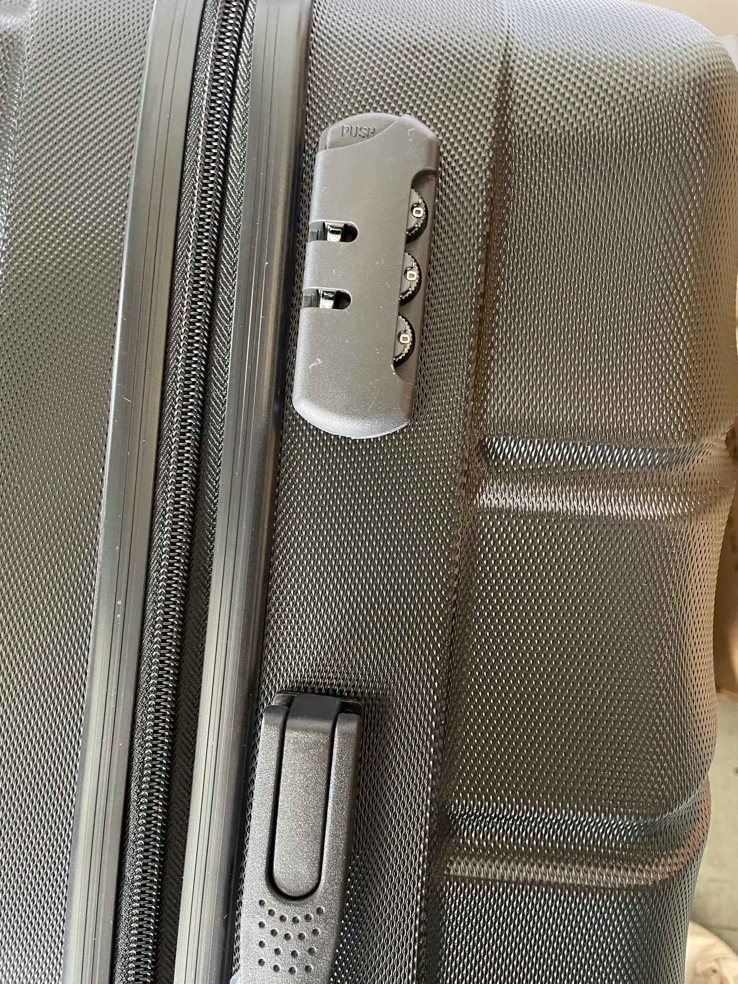 Suitcase valuable 3PC set Black