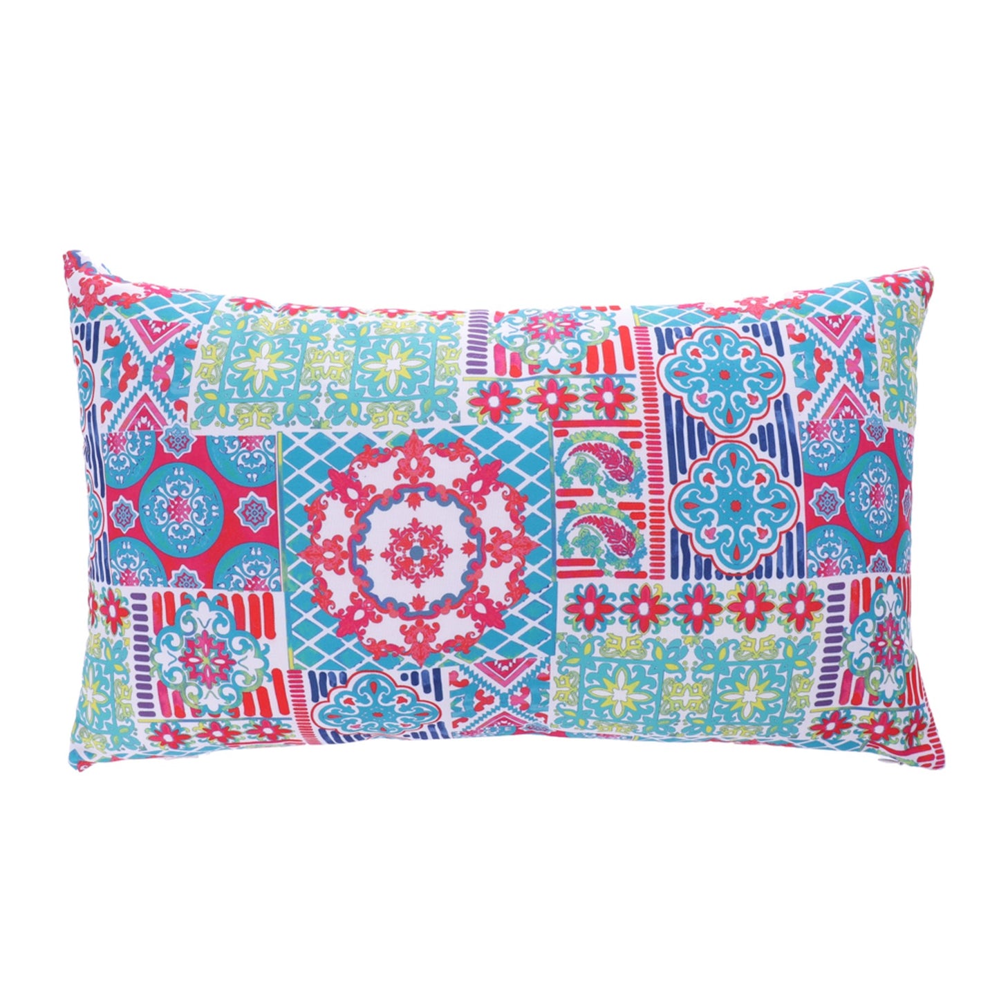 Mexican Tiles Pillow Case Cover Shams Linen Home Decor Invisible Zipper Throw Cushion Case for Couch Sofa and Bed