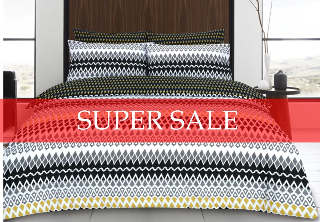 SUPER SALE ! Gene Digital TEAL  / BLACK Nationalistic style Quilt  Cover set Queen size