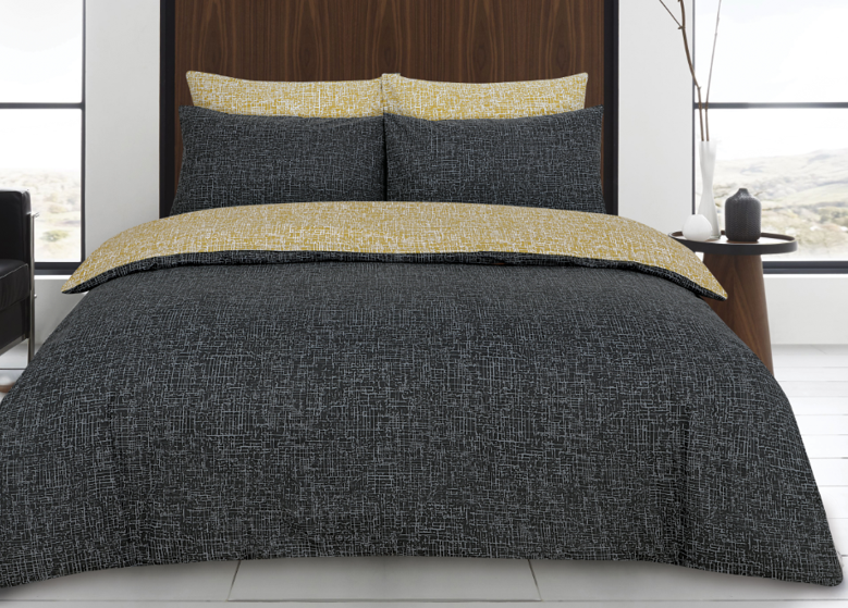 SUPER SALE ! Cross Hatch TEAL / BLACK Quilt Cover set Queen size