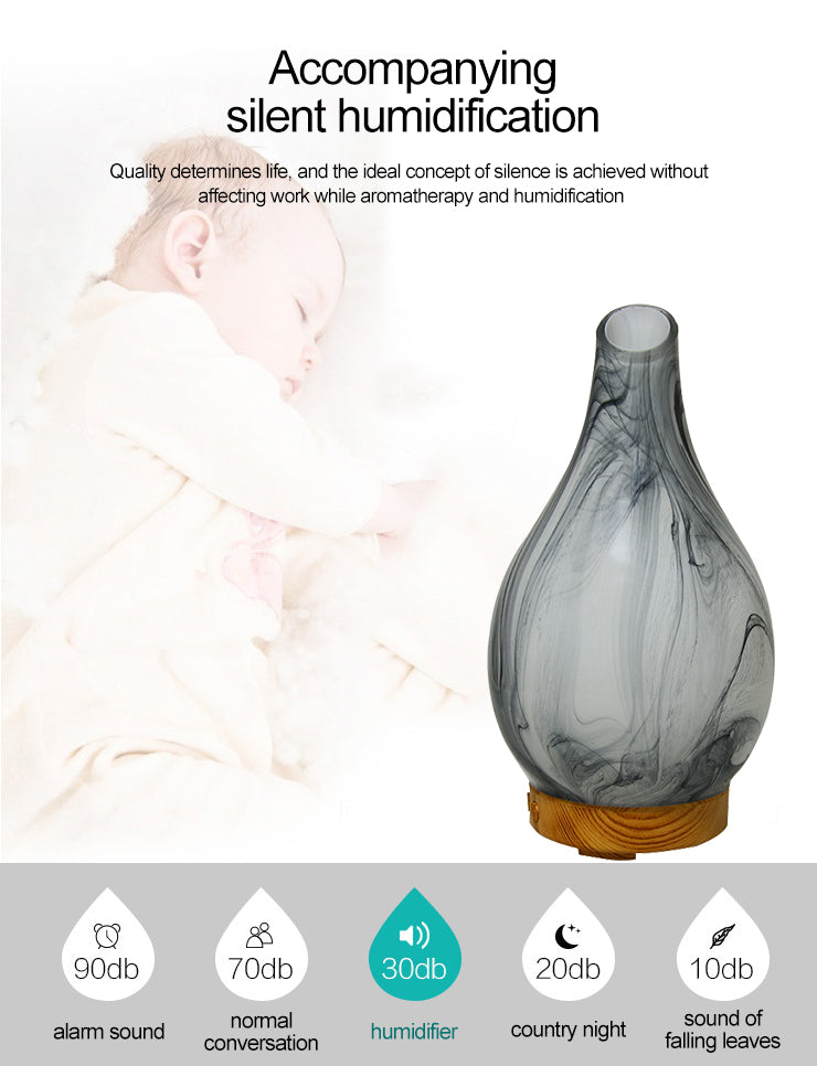 Aroma Diffuser Marble Porcelain Glaze PR-67A