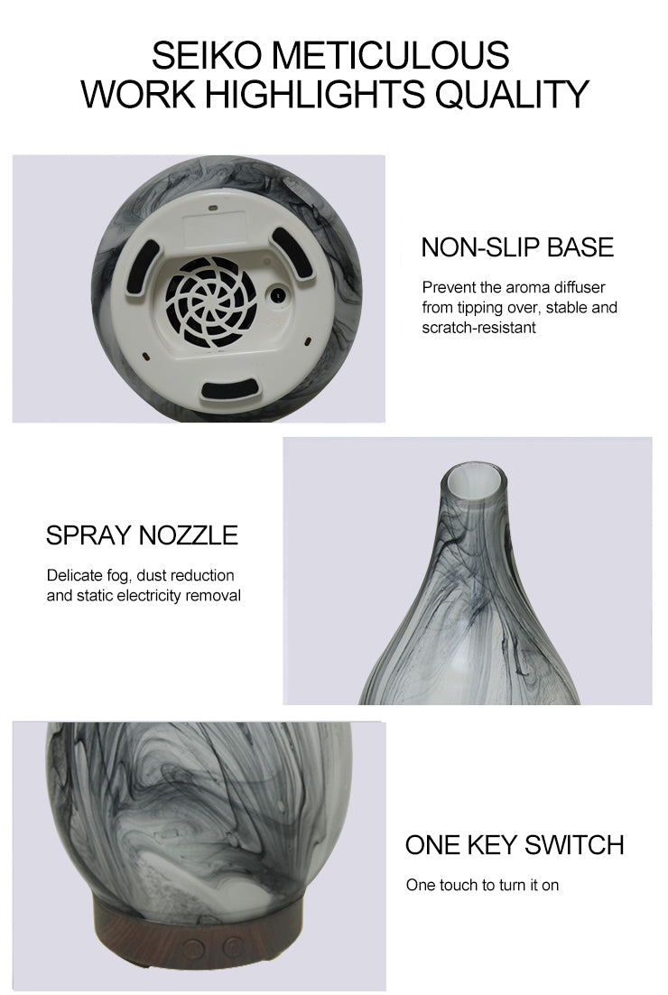 Aroma Diffuser Marble Porcelain Glaze PR-67A
