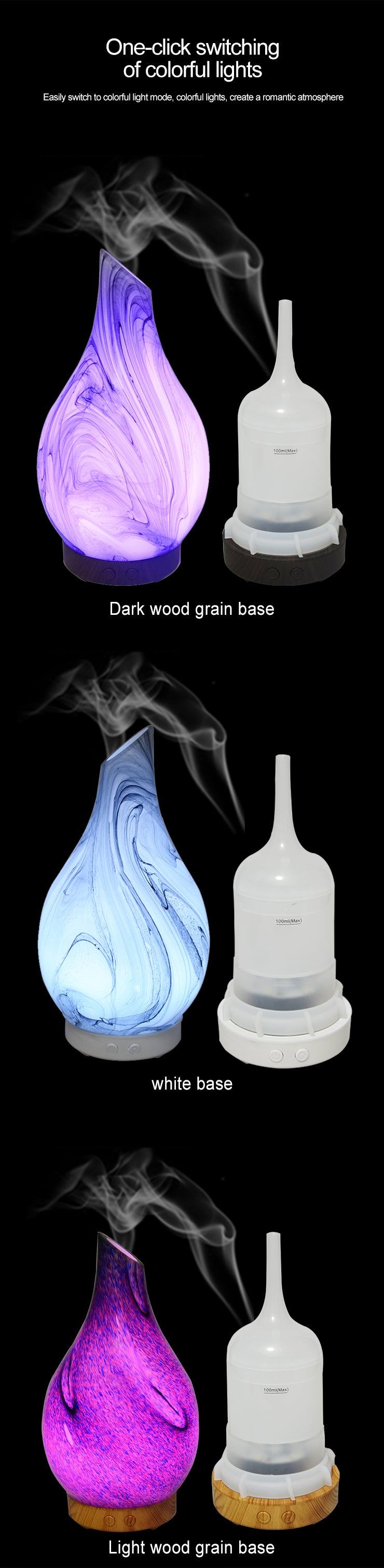 Aroma Diffuser Marble Porcelain Glaze PR-67A