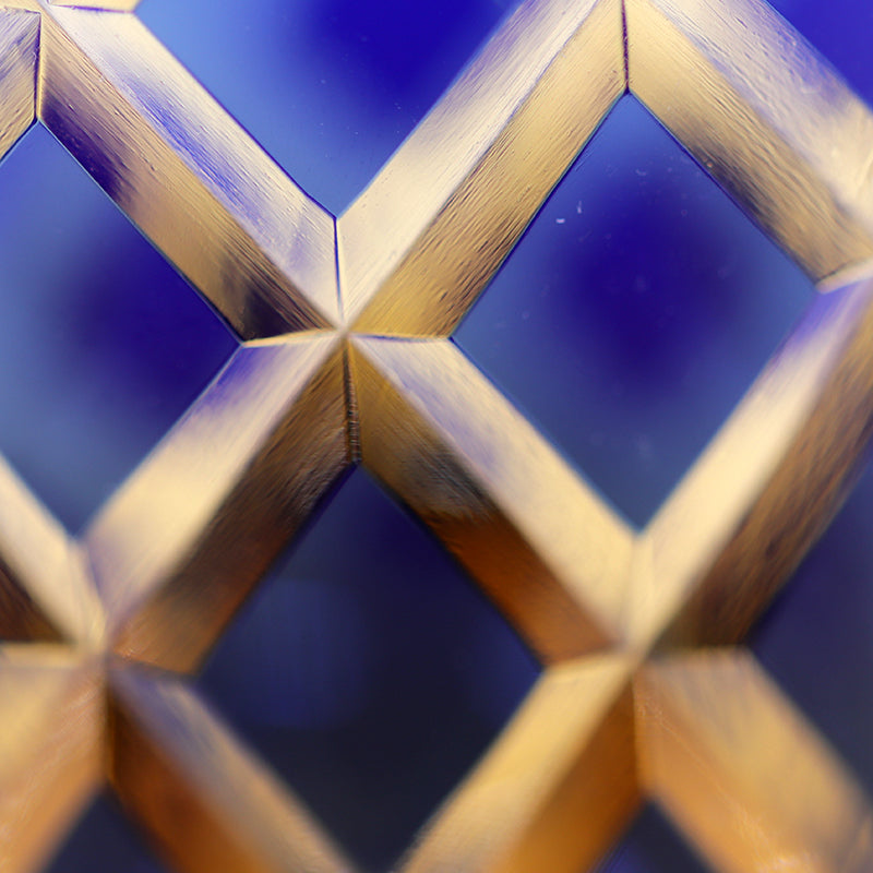 "江戸切子” Edokiriko Gorgeous Brilliance Rock Glass JP-005