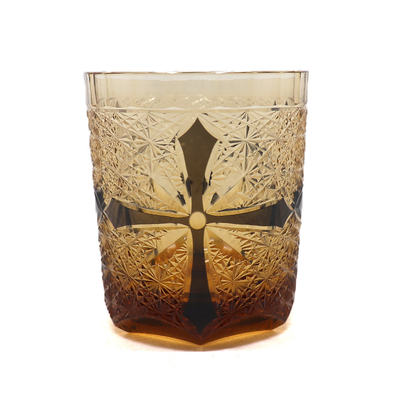 "江戸切子” Edokiriko Gorgeous Brilliance Rock Glass JP-021