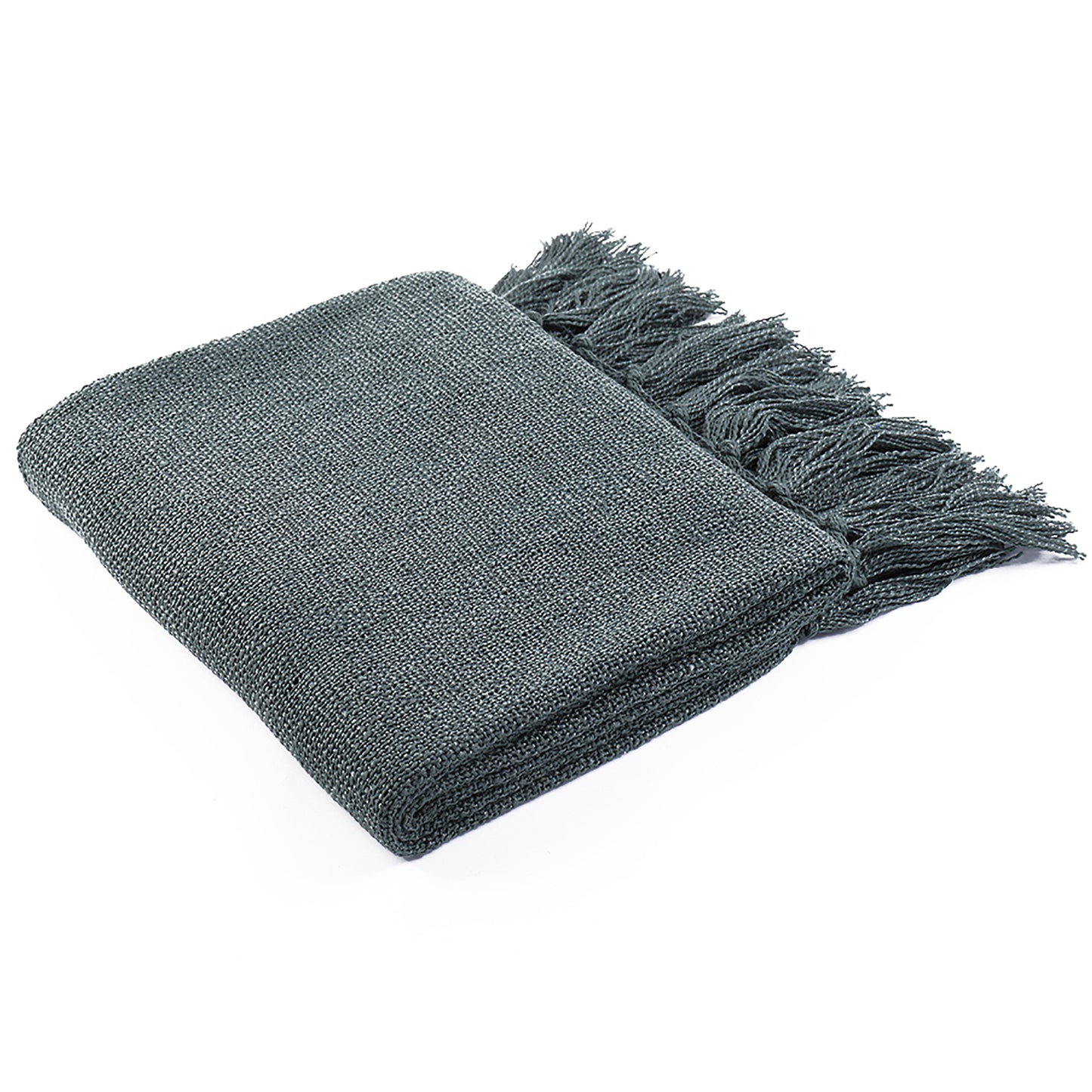 Knitted Throw Blanket Fringe Decorative Tassel Boho Decor Couch Bed Sofa Fall Outdoor Woven Textured Soft Lightweight