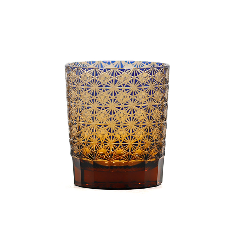 "江戸切子” Edokiriko Gorgeous Brilliance Rock Glass JP-004