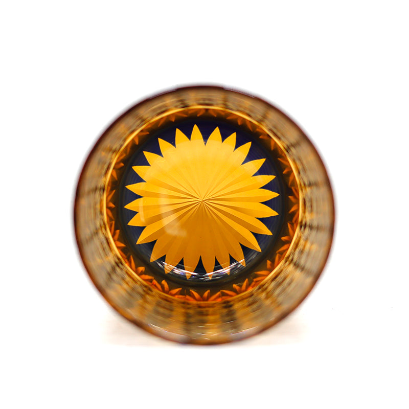 "江戸切子” Edokiriko Gorgeous Brilliance Rock Glass JP-004