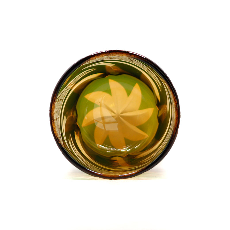 "江戸切子” Edokiriko Gorgeous Brilliance Rock Glass JP-002