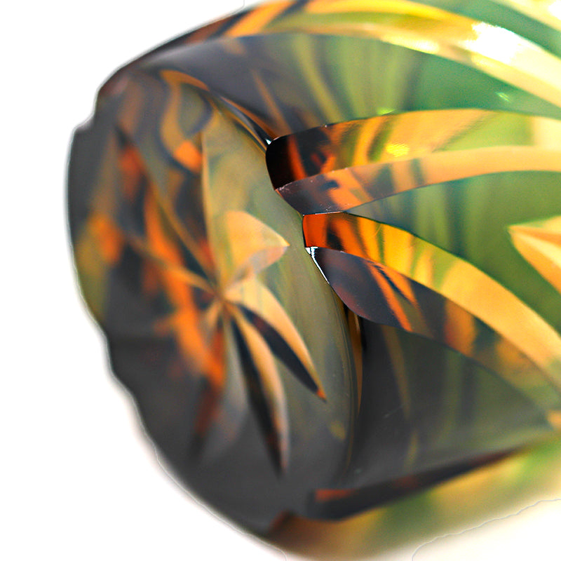 "江戸切子” Edokiriko Gorgeous Brilliance Rock Glass JP-002