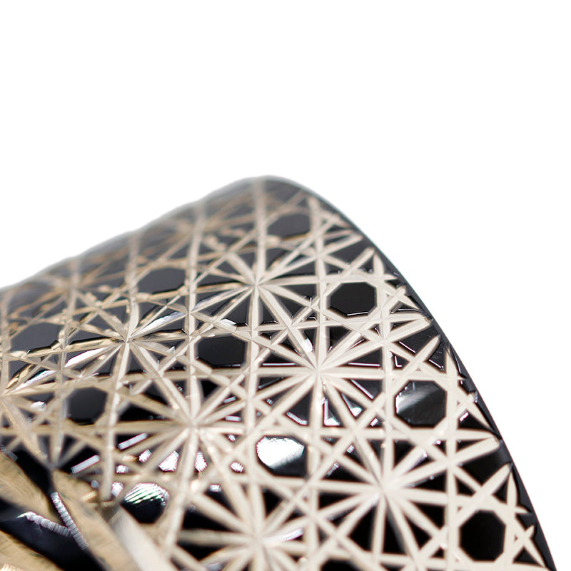 "江戸切子” Edokiriko Gorgeous Brilliance Rock Glass JP-006