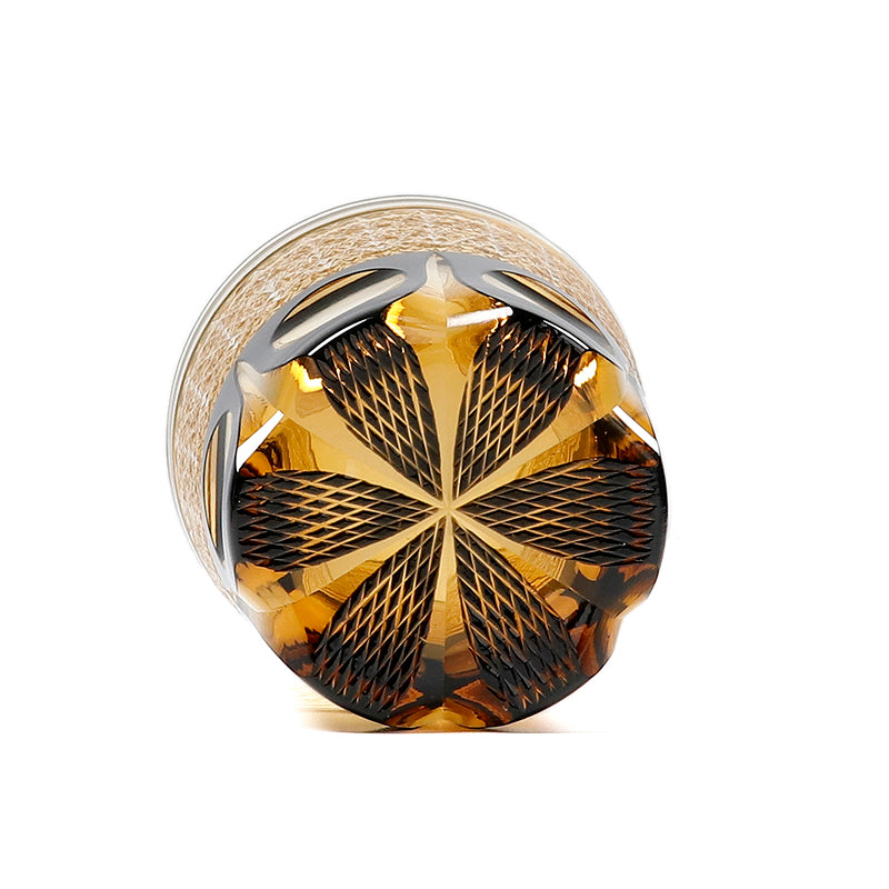 "江戸切子” Edokiriko Gorgeous Brilliance Rock Glass JP-035