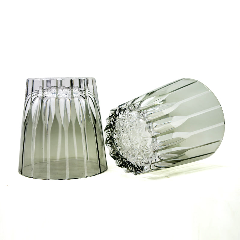 "江戸切子” Edokiriko Gorgeous Brilliance Rock Glass JP-042