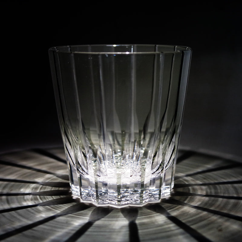 "江戸切子” Edokiriko Gorgeous Brilliance Rock Glass JP-042