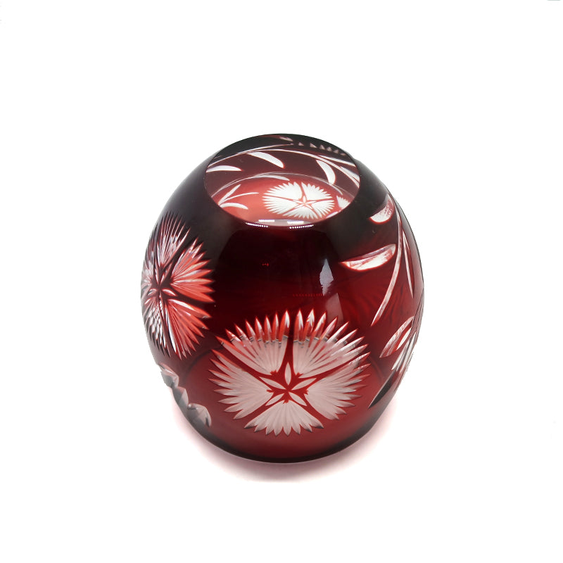 "江戸切子” Edokiriko Gorgeous Brilliance Rock Glass S-1