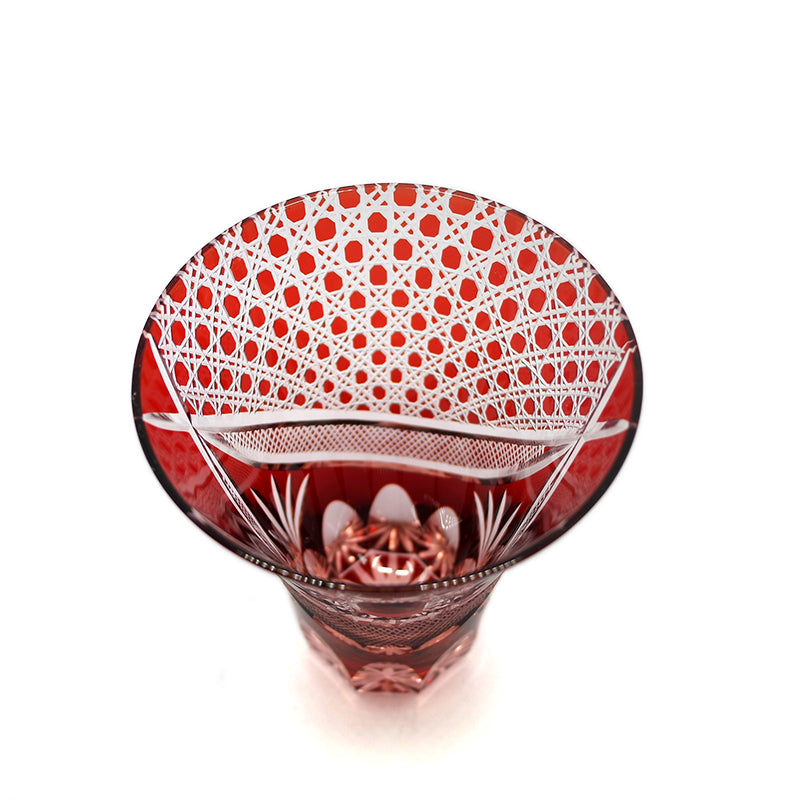 "江戸切子” Edokiriko Gorgeous Brilliance Rock Glass S-4