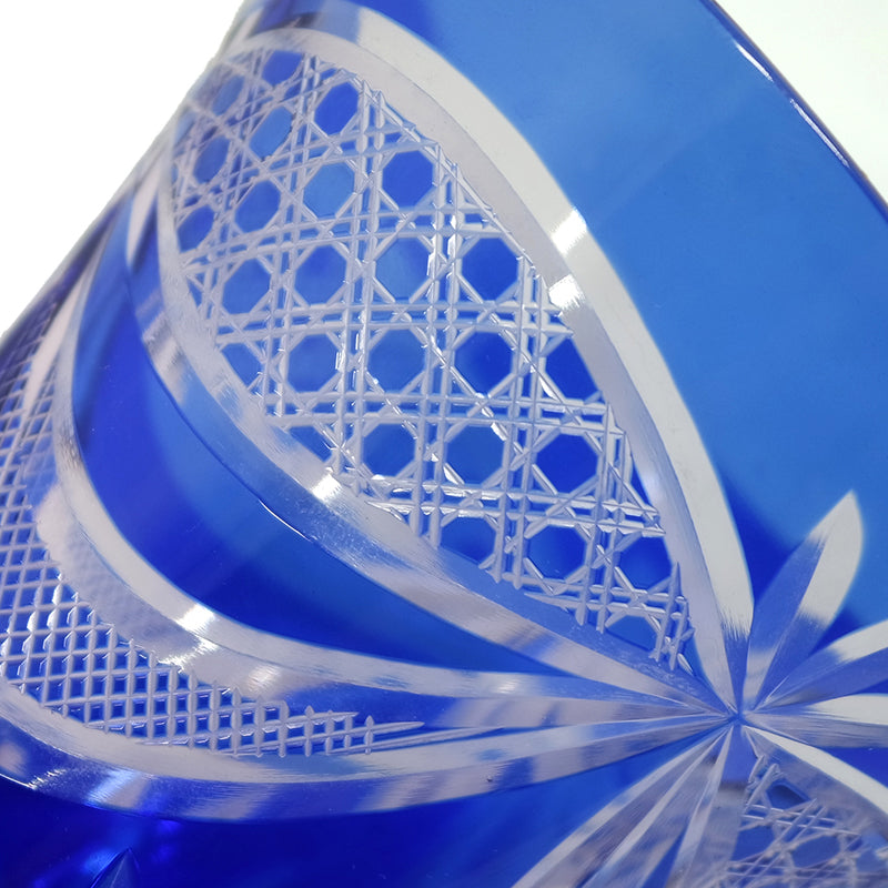 "江戸切子” Edokiriko Gorgeous Brilliance Rock Glass S-4