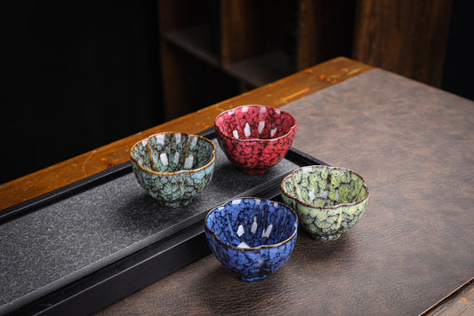 Kiln Variation Plum Blossom Cup