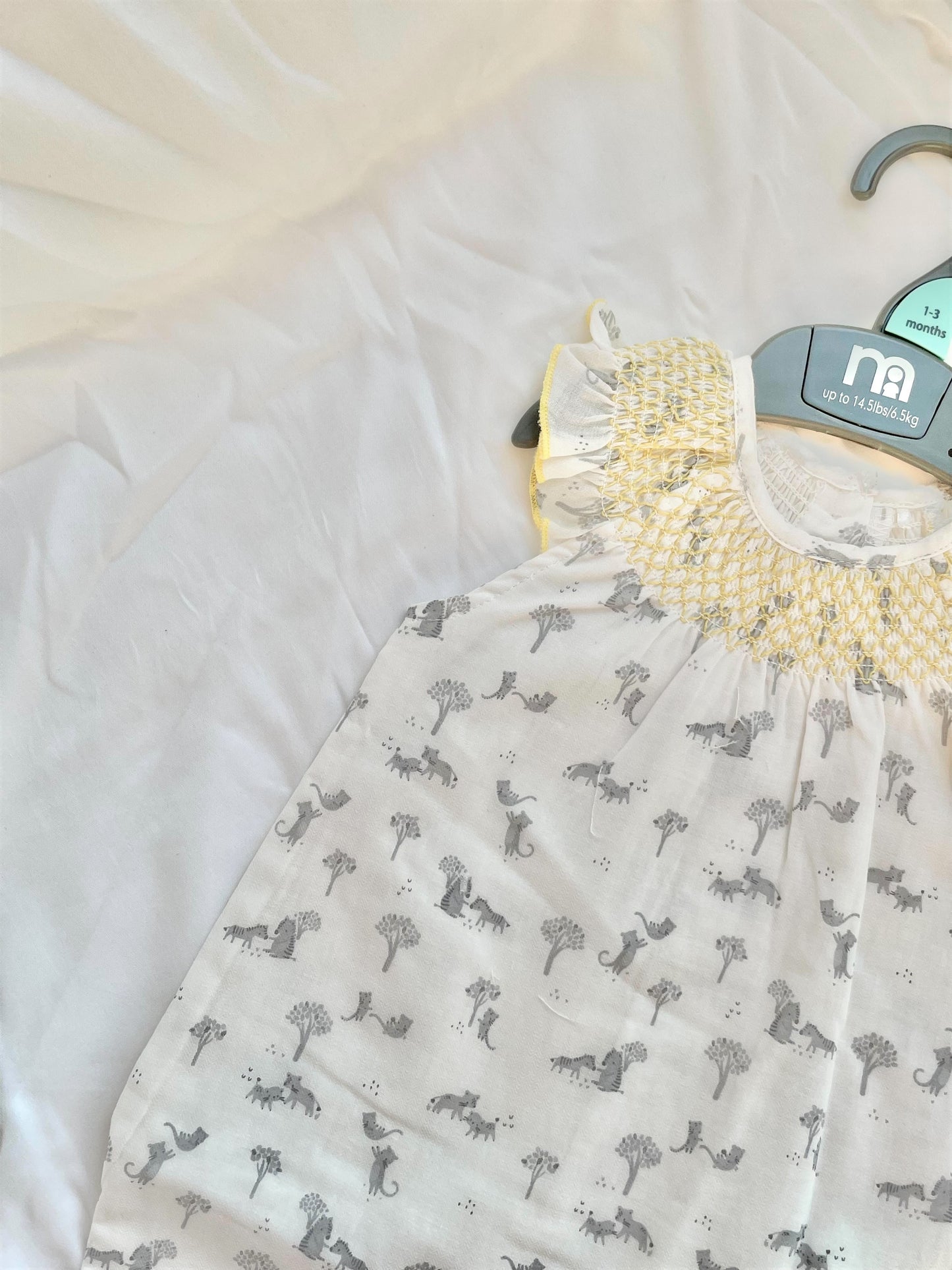 Mothercare Clothing Little Leopard Newborn Gift Blue Elephant item Baby Romper