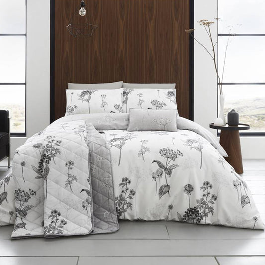 Cloverley Grey Quilt Cover Set