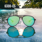 6308-C5 Stylish Sunglasses with colored Wood/Bamboo Frame UV400 Lens fit all weather