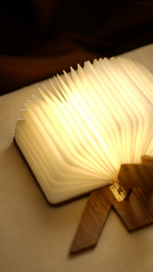 "R-shaped Home Ambient Light - Wholesale Discounts Available! Explore our Foldable Magnetic LED Book Lamp with USB Charging and Long-lasting Battery