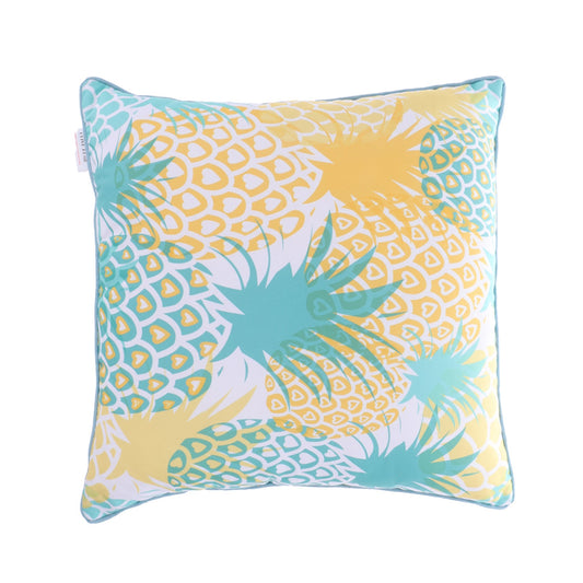 Duduho Cozy Throw Pillow Cover Yellow Pineapples Decorative Square Throw Cushion Case for Bedroom Living Room