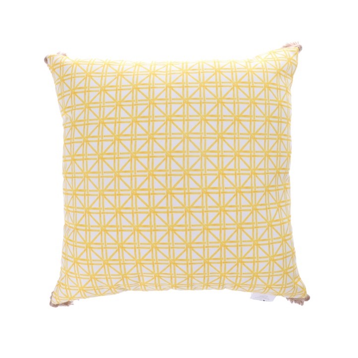 ZOEO Lemon Cushion Cover Yellow Lime Square Decorative Pillowcase Throw Pillow Case Double Sided Valentine's Day Home Cushion