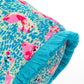 Asminifor Summer Pink Flamingo  Cushion Watercolor Leaves Colorful Flowers Cotton Linen