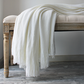 Solid Blanket Cross Woven Couch Throw Knitted with Lightweight for Bed Or Sofa Decorative BTL18131