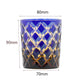 "江戸切子”　Edokiriko Gorgeous Brilliance　Rock Glass　JP-005
