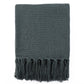 Knitted Throw Blanket Fringe Decorative Tassel Boho Decor Couch Bed Sofa Fall Outdoor Woven Textured Soft Lightweight
