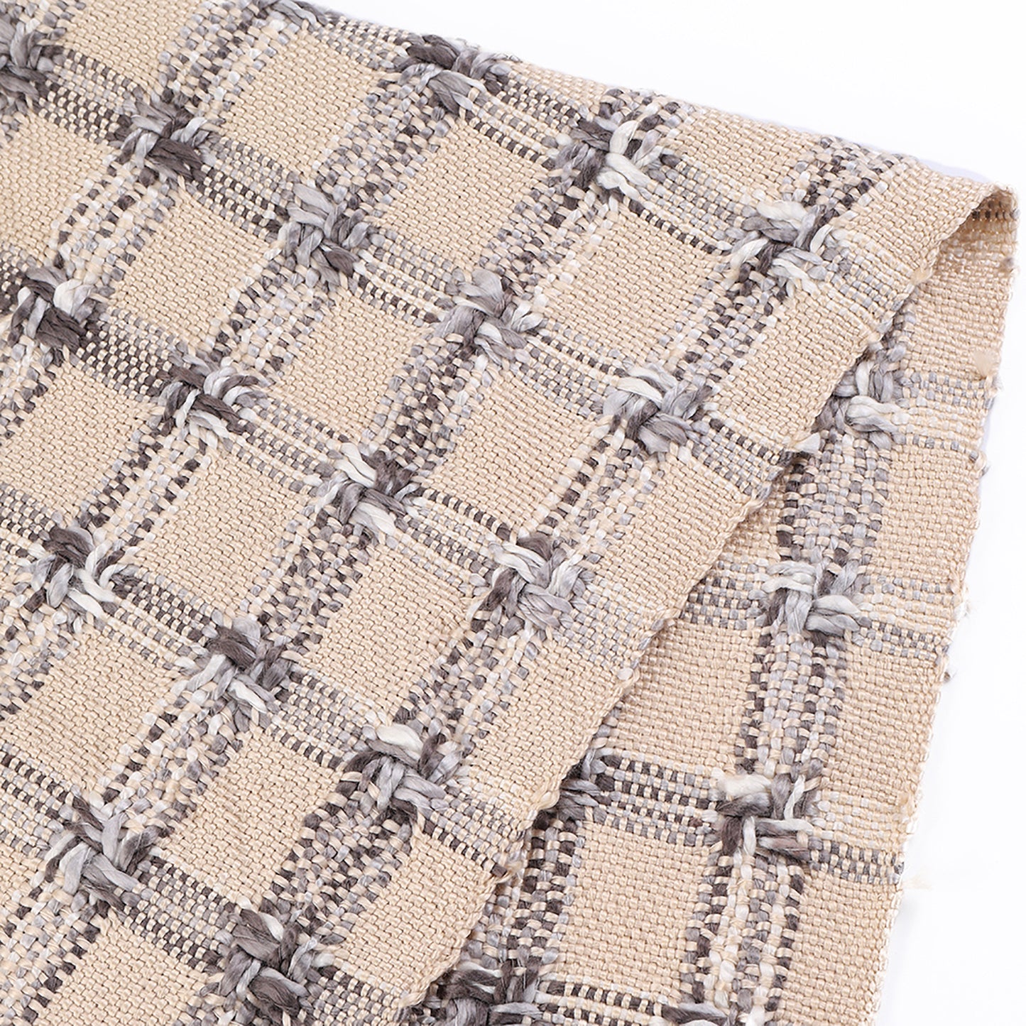 HOME Lattice Throw Blanket with Fringe Geometric Bed Beige Throws Spring Decorative Large Throw for Couch Sofa Indoor Outdoor