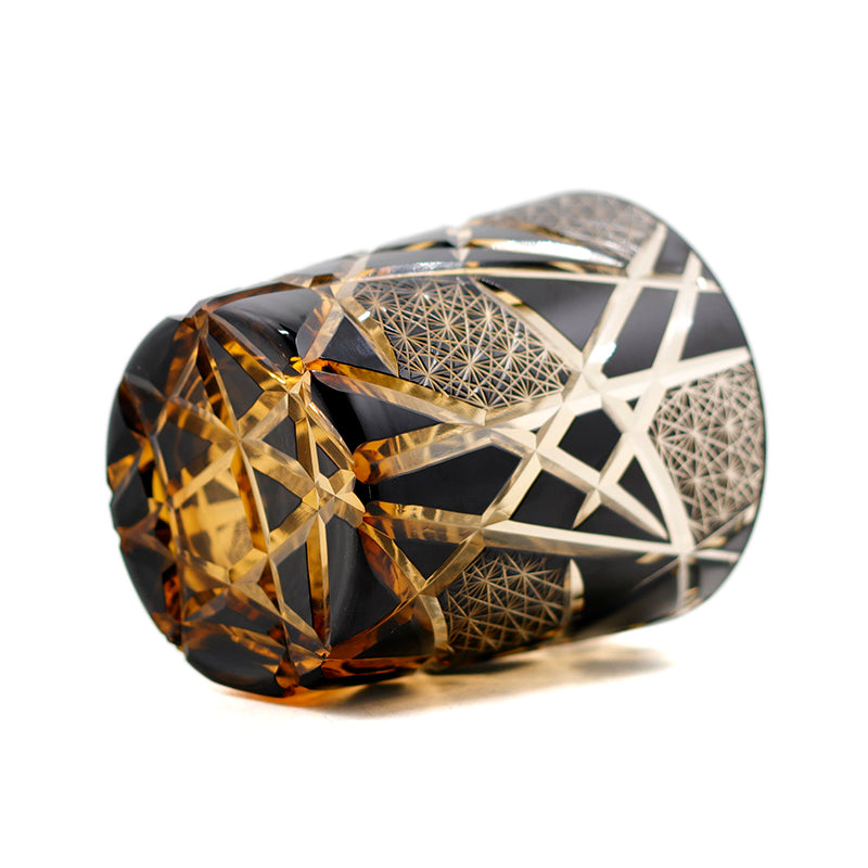 江戸切子” Edokiriko Gorgeous Brilliance Rock Glass JP-008 江戸切子” Edokiriko Gorgeous Brilliance Rock Glass JP-008