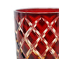 "江戸切子”　Edokiriko Gorgeous Brilliance　Rock Glass　JP-005