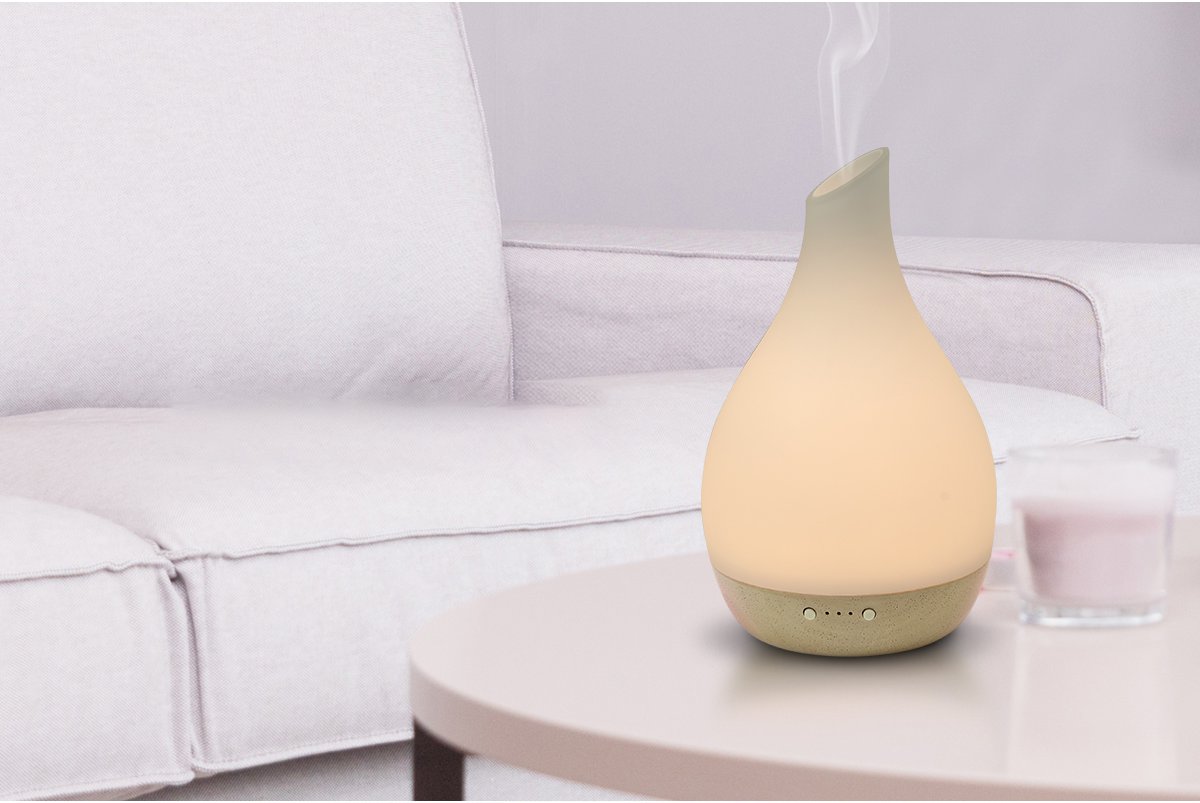 Aroma Diffuser Classic Genuine Wooden With Ceramics MUJI Style Looks P ...