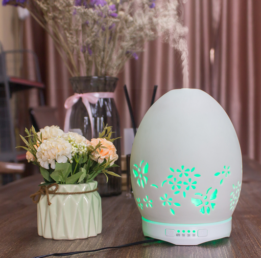 Ultrasonic Cool Mis Diffuser Atomiser Metal Aroma Oil Humidifier with Waterless for Home Butterfly PY-140