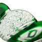 "江戸切子”　Edokiriko Gorgeous Brilliance　Rock Glass Green S-9